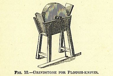 grinding stone for plough knives