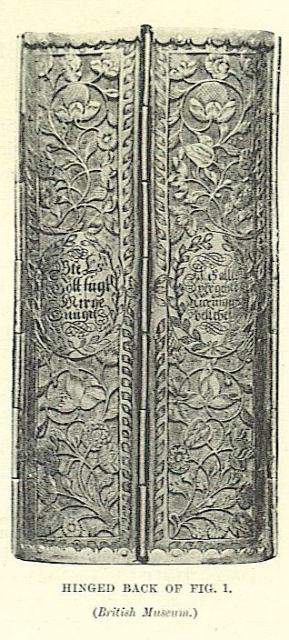 spine for gilt metal pierced and engraved