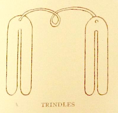 bookbinding trindles for cutting plough