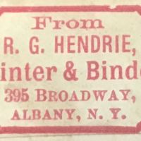Hendrix Printer and Bookbinder
